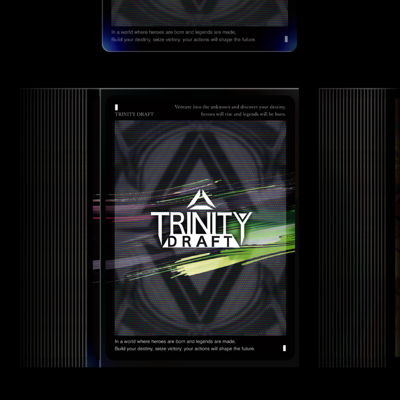 【予約商品：3月上旬発送】スリーブ　トリニティドラフト裏